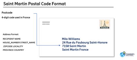 saint martin postal code.